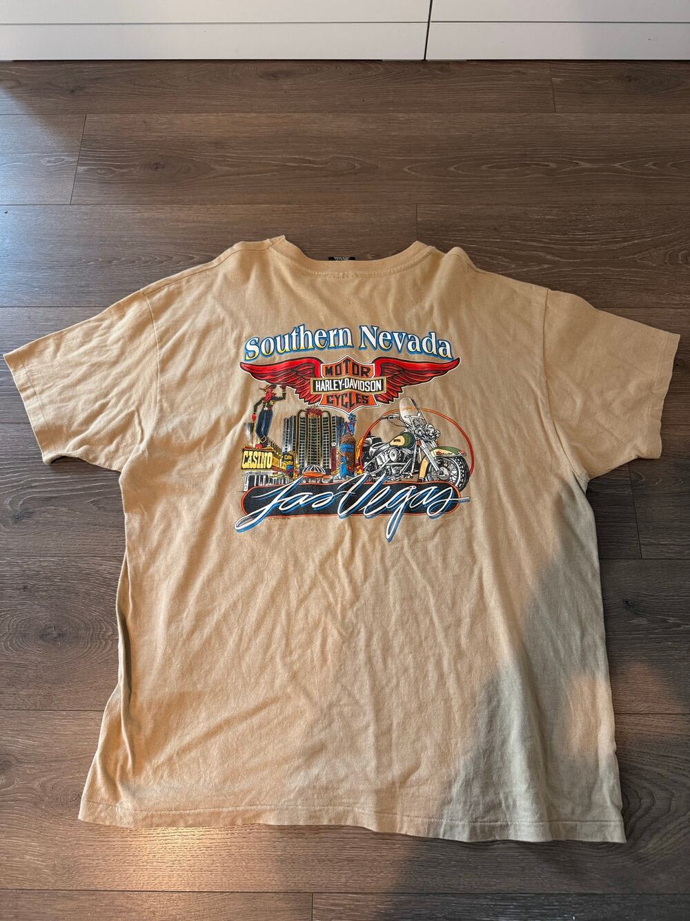 Southern Nevada Harley‎ Davidson Las Vegas T Shirt 1996 Size XXL